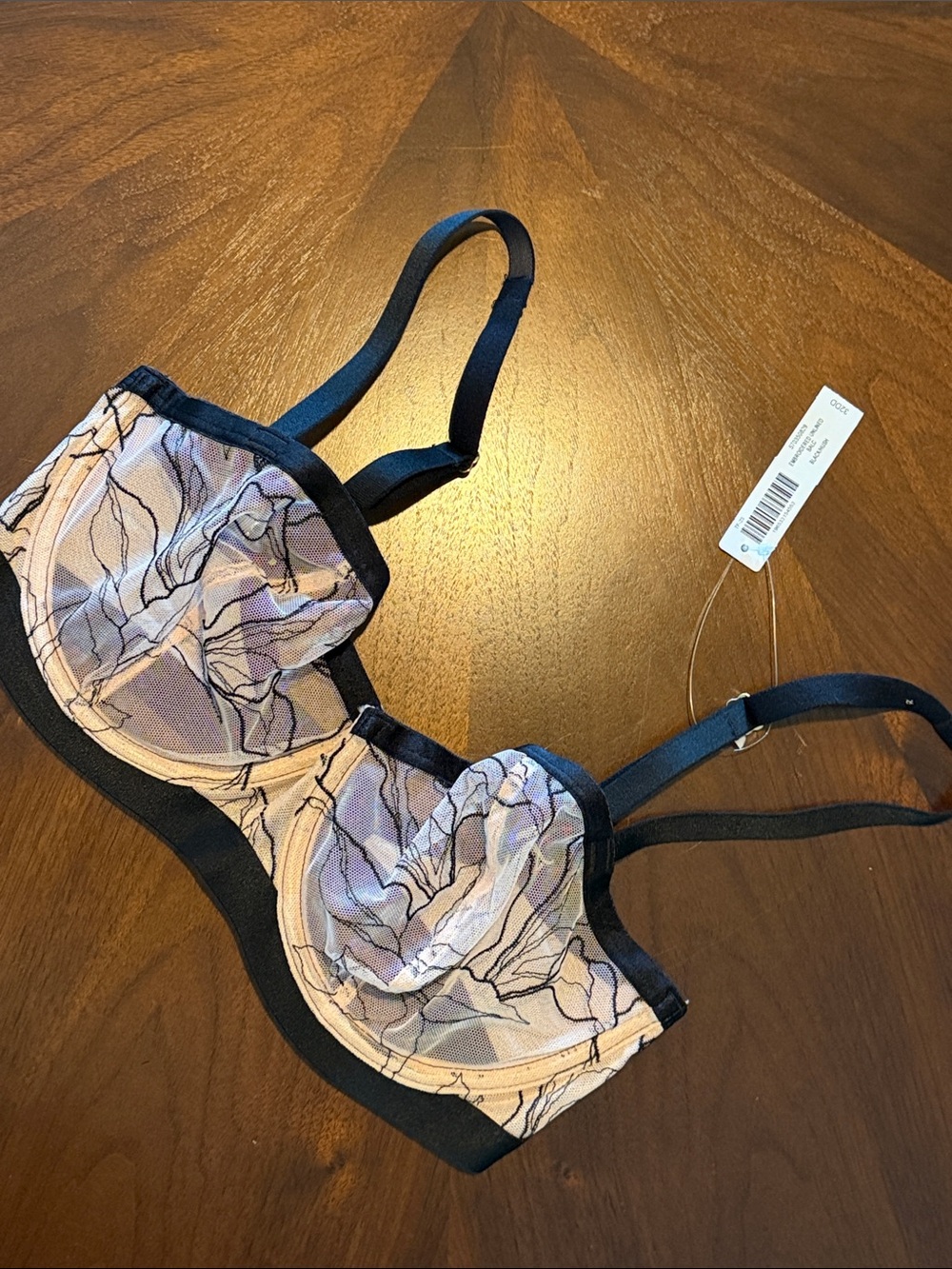 Soma embroidered unlined balcony bra under wire NEW 32DD